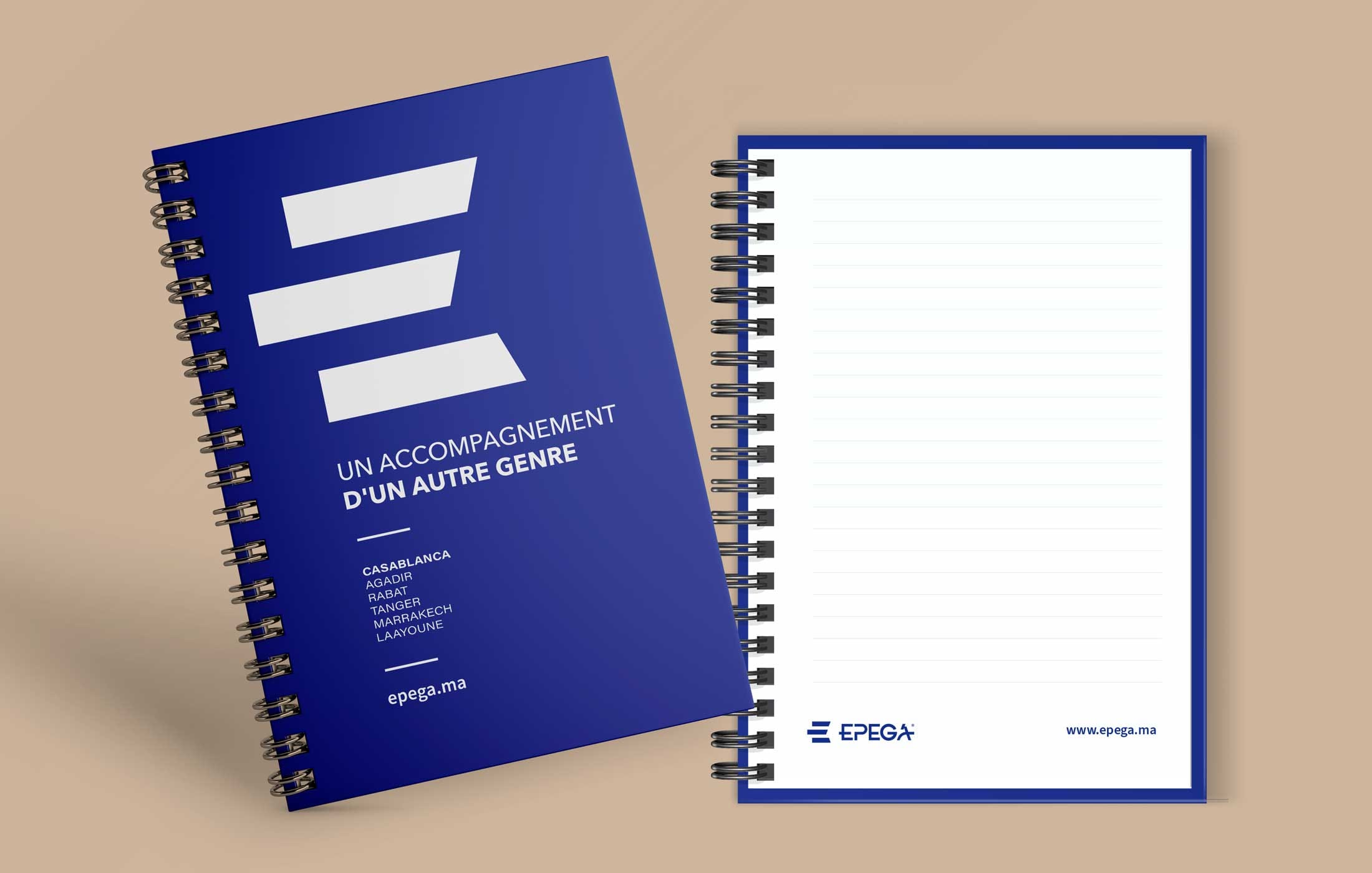 Bloc note Assurance Découvrez la nouvelle identité visuelle d'Epega® Assurance. Un mélange d'innovation et de respect pour les valeurs qui font la force de l'entreprise.