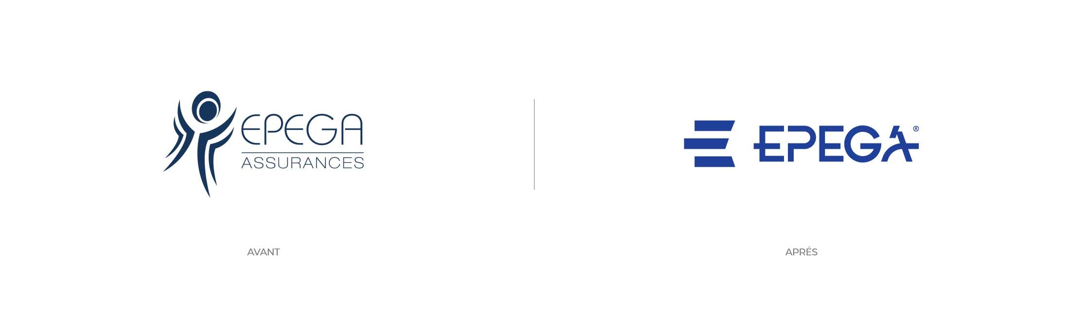Epega-logo-avant-aprés Epega Assurance confie à Zonidra la mission de moderniser son identité visuelle. Découvrez comment cette initiative incarne l'innovation et les valeurs de l'entreprise.