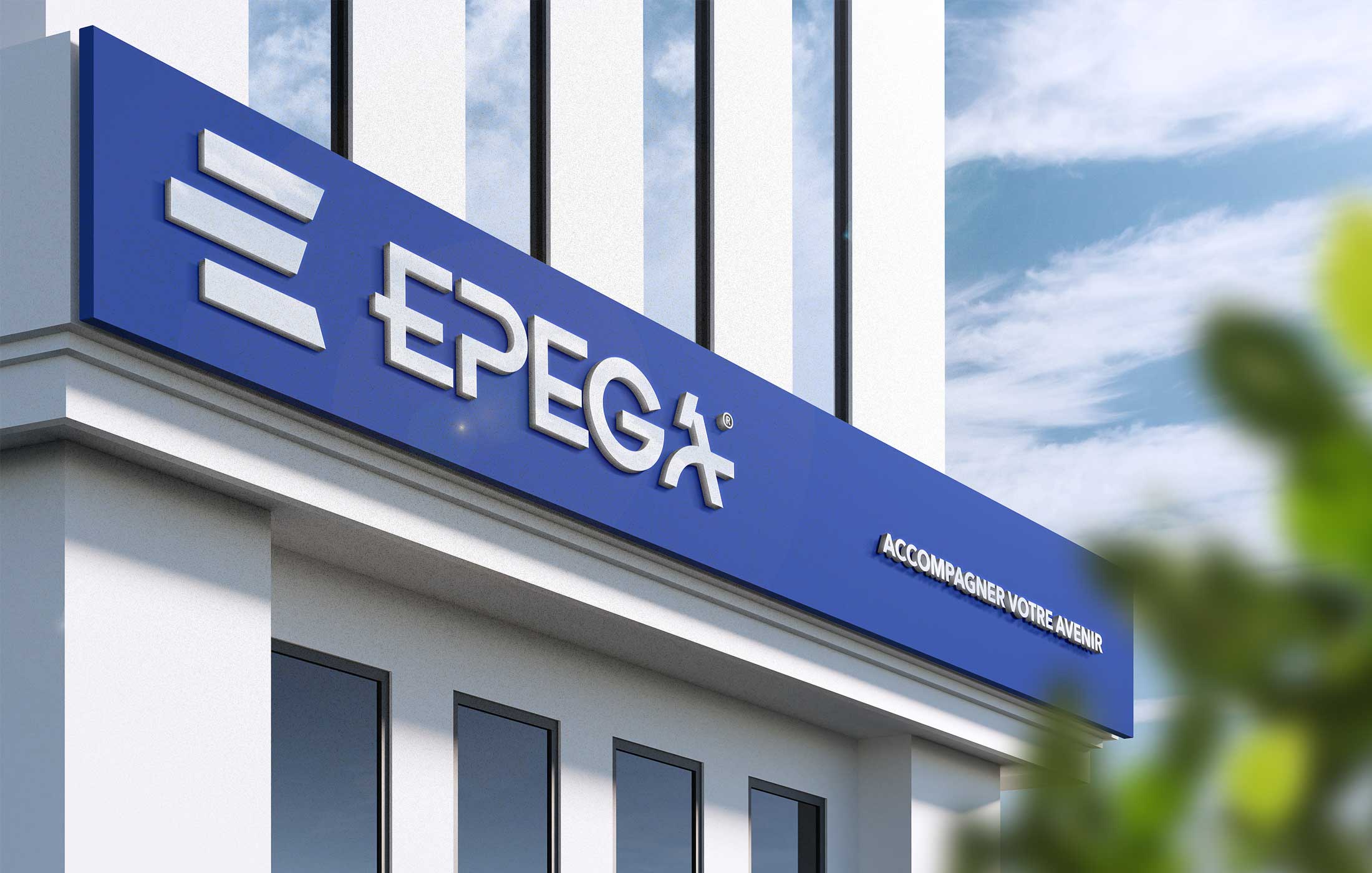 signalétique-epega-02 Epega® Assurance confie à Zonidra la modernisation de son identité visuelle. Une nouvelle dynamique tournée vers l'innovation et l'héritage de l'entreprise.