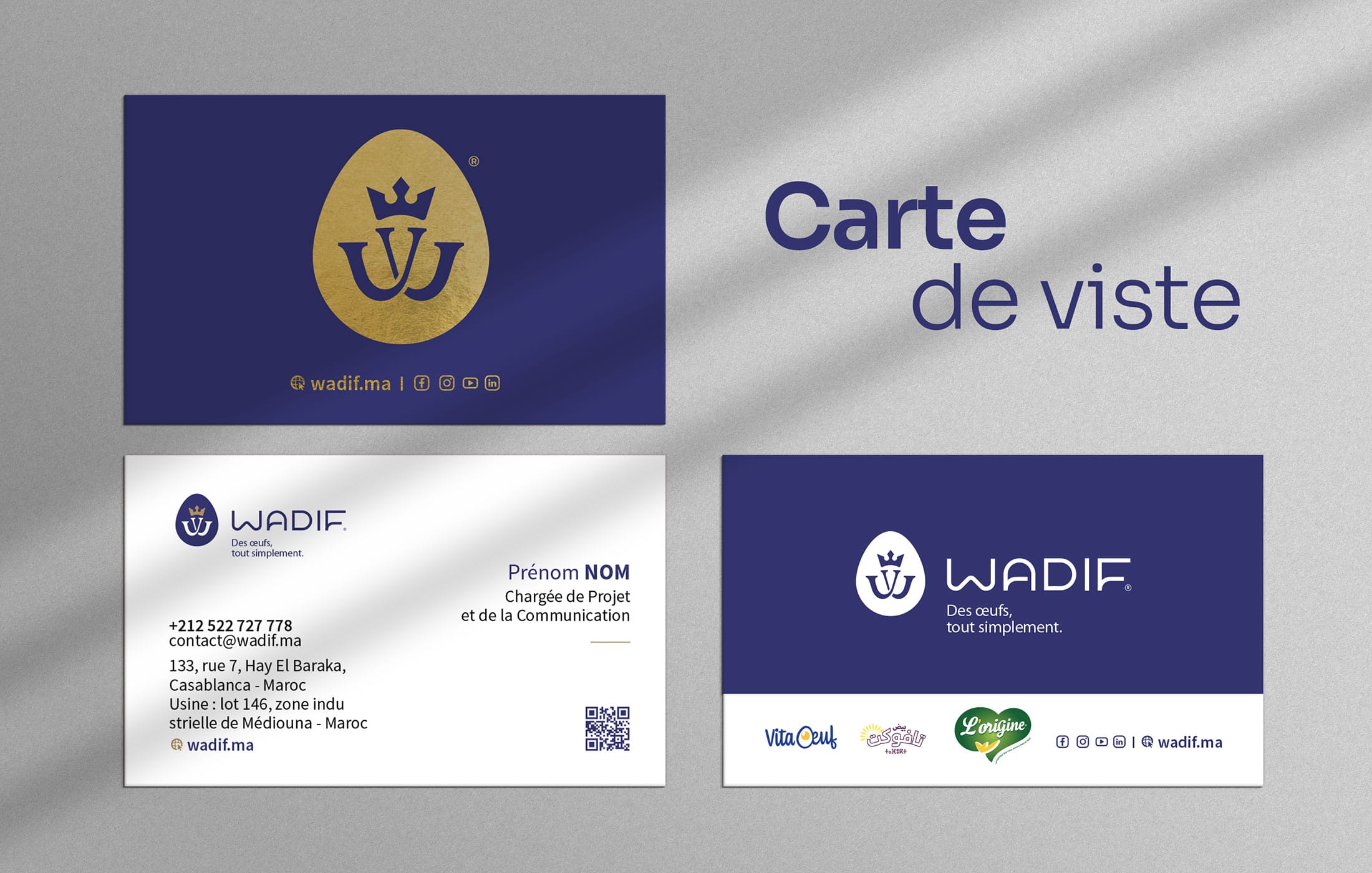 Branding et architecture de marque WADIF